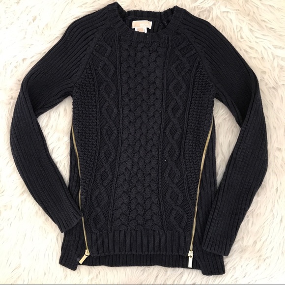 michael kors cable knit oversized cardigan